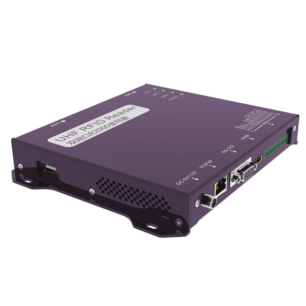 RFID超高頻讀寫器 讀卡器 2端口 UHF RFID Reader 2-port 